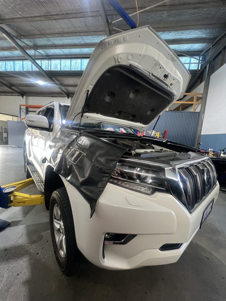 4WD service on a hoist at Herdsman Auto, Osborne Park